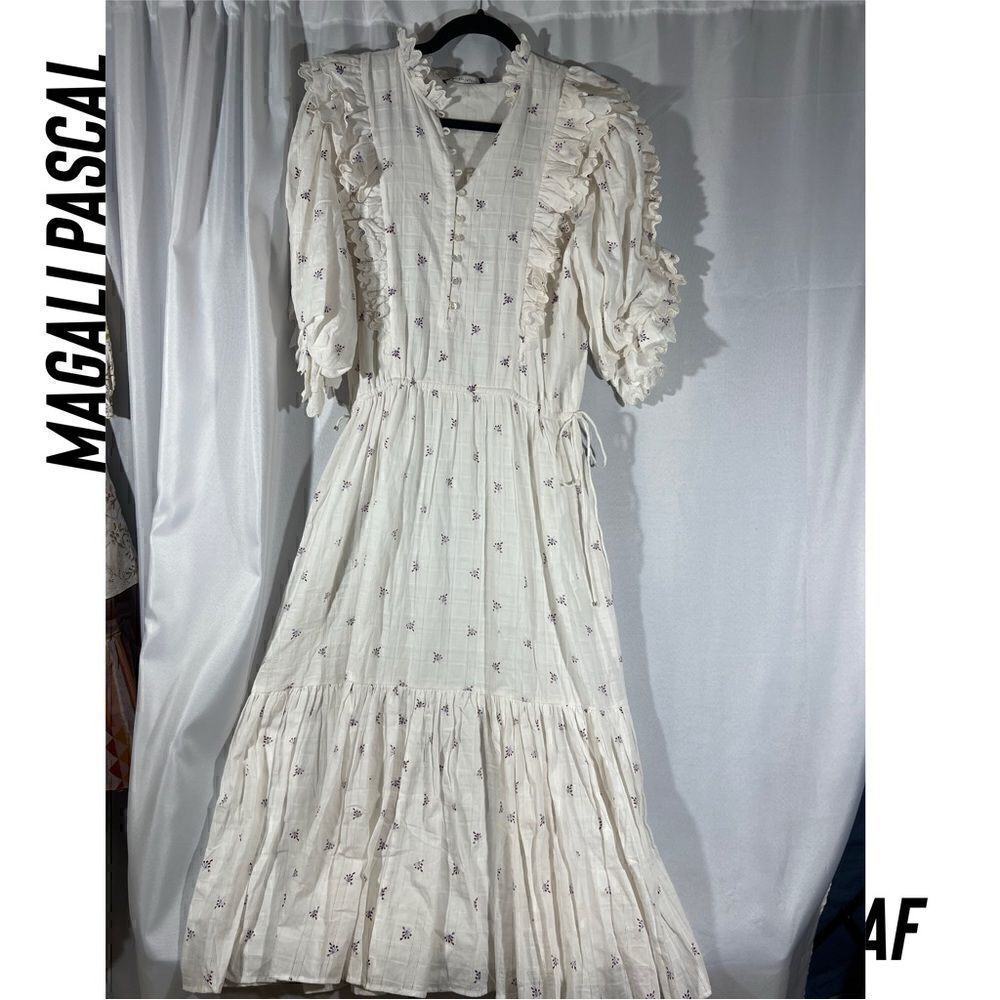 MAGALI PASCAL FLORENCE DRESS MIDI NWT SMALL - Picture 12 of 12